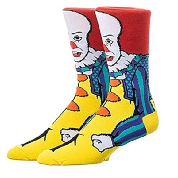 New IT / Pennywise movie halloween socks unisex size 7 to 10 - Picture 1 of 6